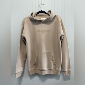 Abercrombie Kids Pullover Hoodie Tan Size 15/16